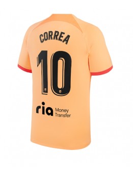 Atletico Madrid Angel Correa #10 Ausweichtrikot 2022-23 Kurzarm